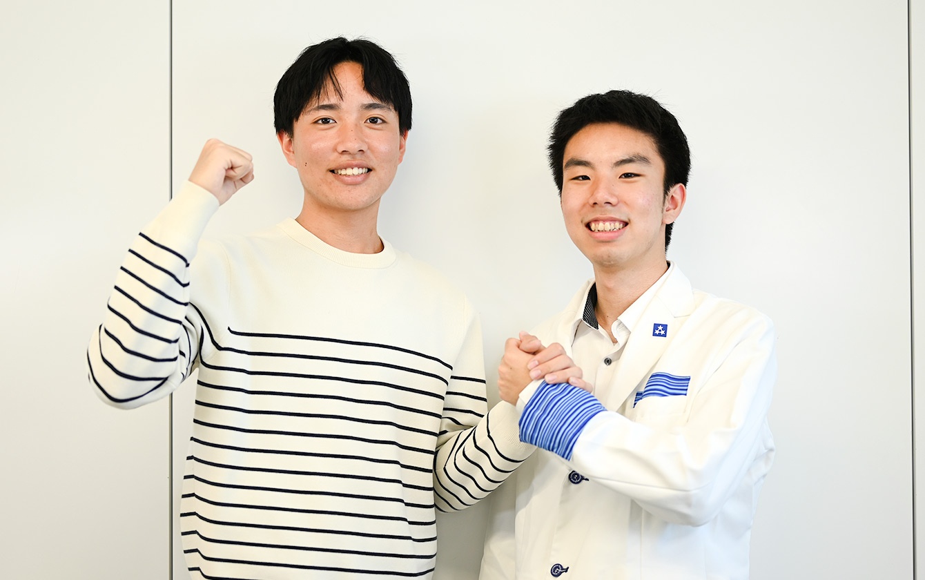 画像:廣澤さん&上田先生