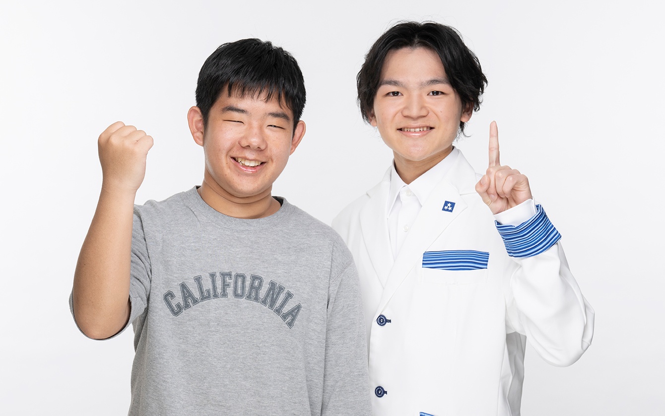 画像:岡本さん&梶原先生