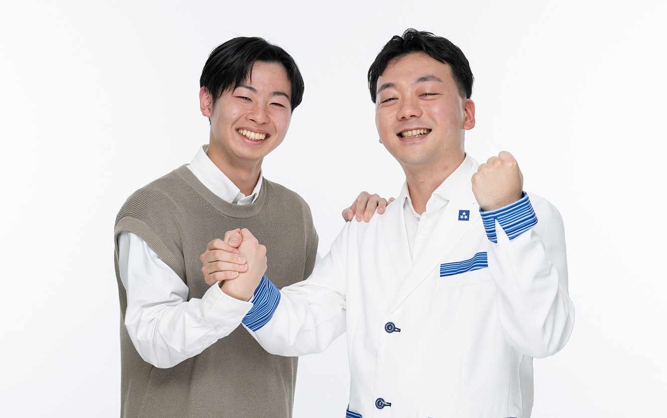 画像:清野さん&齋藤先生