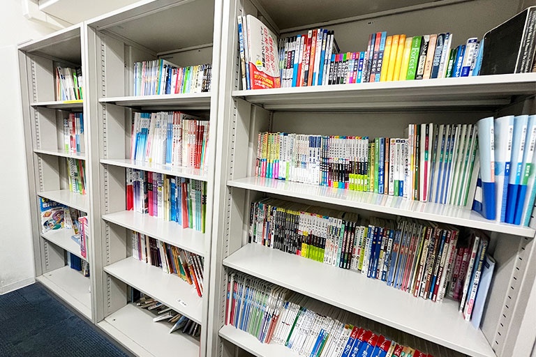 充実の学習環境:多様なテキストをご用意し、お子さまに最適なものをご提案しています。