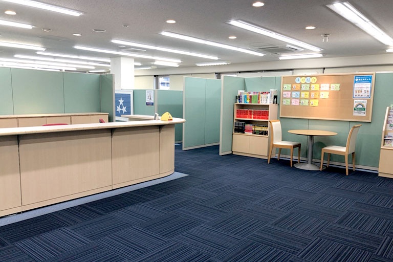 充実の学習環境:ちょっとした相談・質問をしやすいオープンスペース