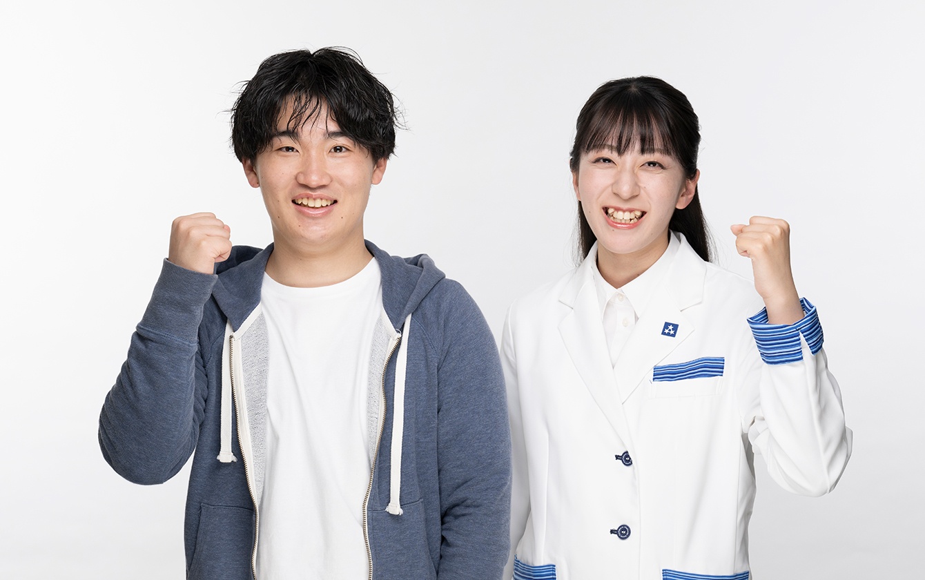 画像:上園さん&松山先生