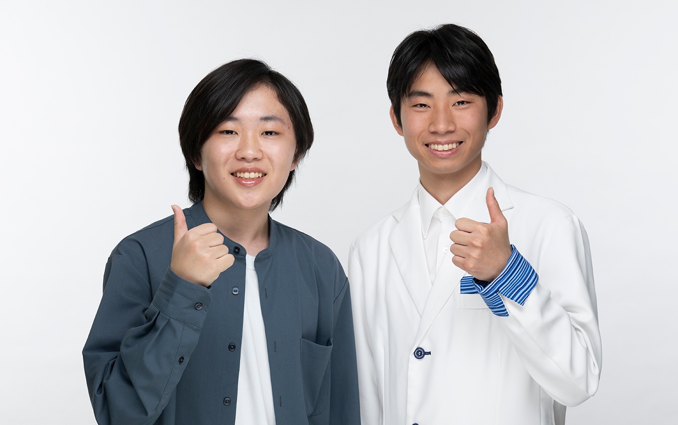 画像:清水さん&神崎先生