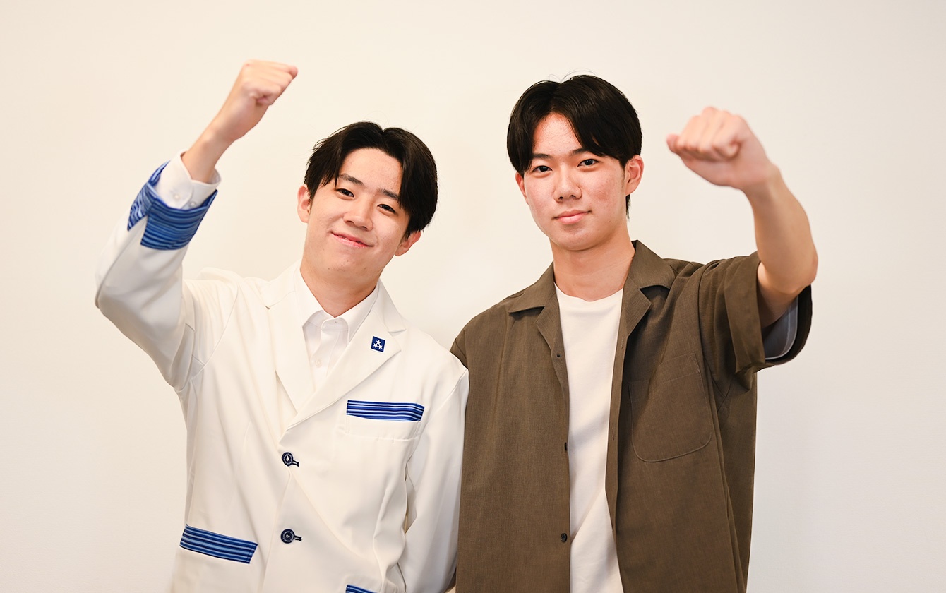 画像:山﨑さん&中島先生