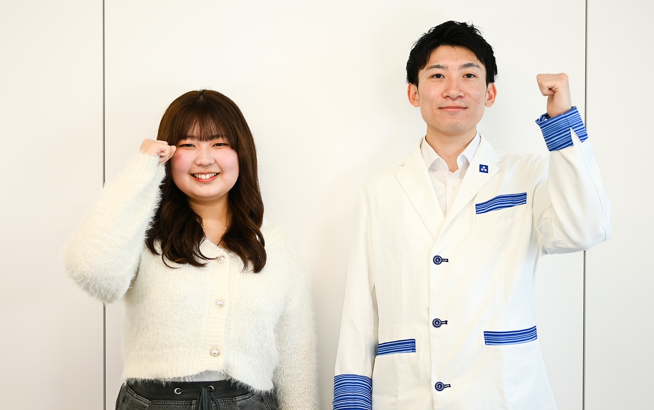 画像:廣井さん&牧野先生